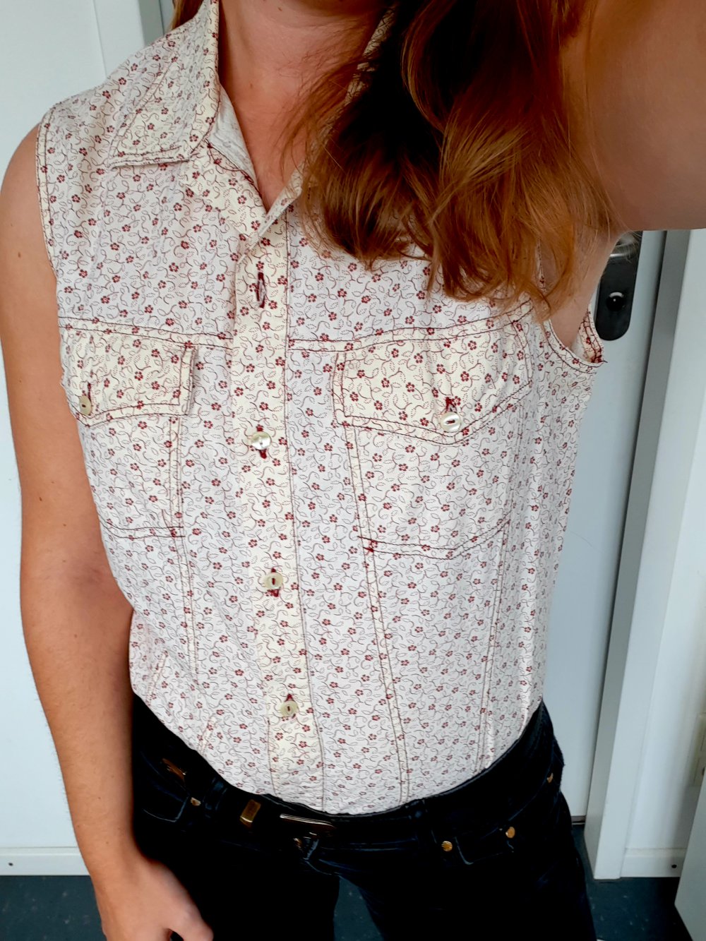 Blümchen Bluse