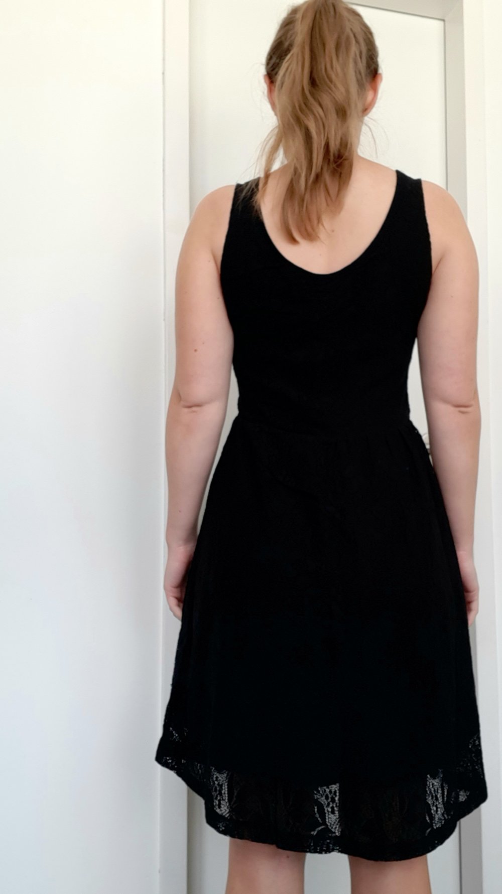 kleines Schwarzes Basic Kleid
