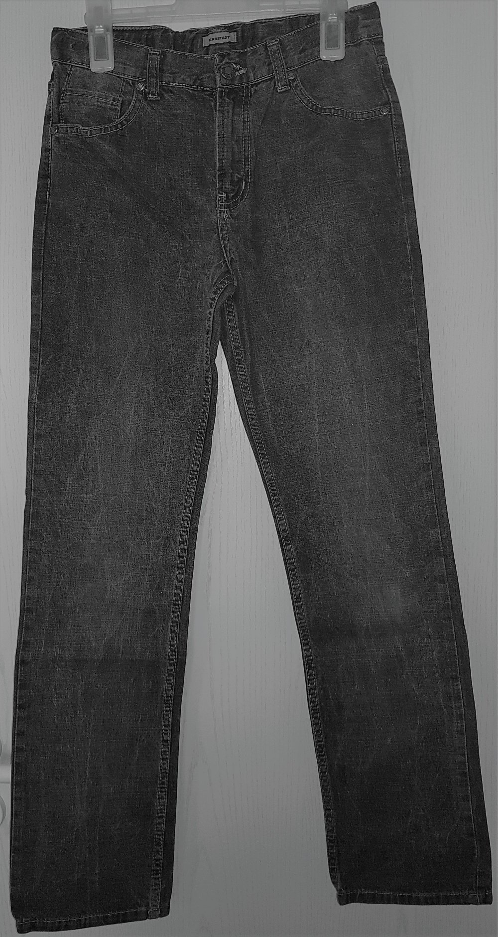 Jeans - grau - Karstadt - Gr. 158 - Zwillinge?