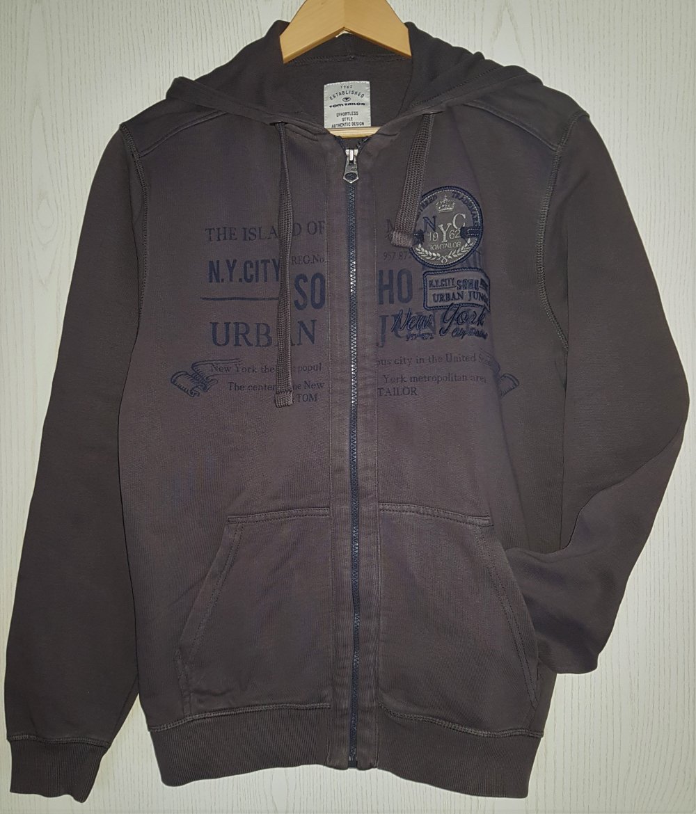  Sweatjacke -- Kapuzenjacke -- Tom Tailor -- Gr.S