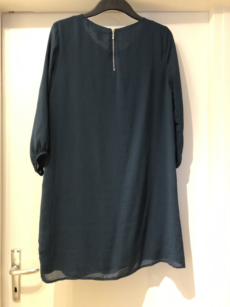 Chiffon Kleid blau