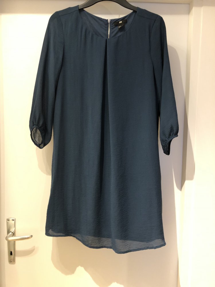 Chiffon Kleid blau