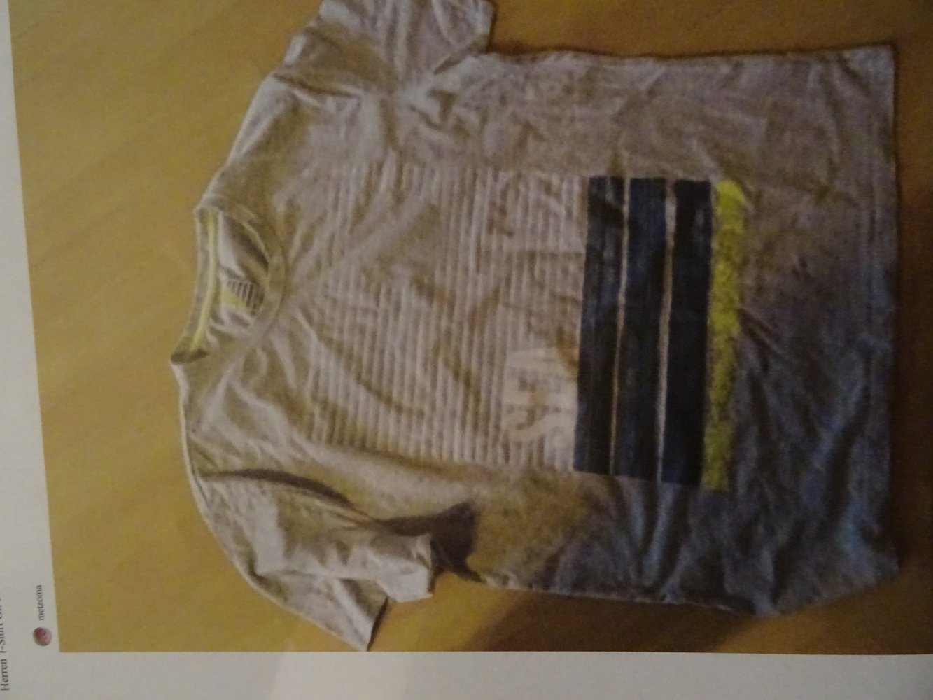 Herren-T-Shirt hellgrau  Gr. 56
