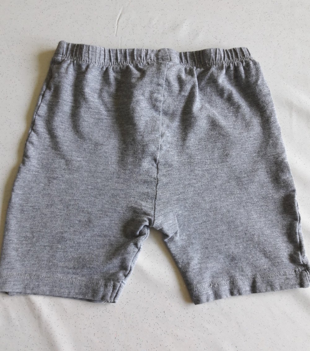 Radlerhose, grau, Gr. 86/92