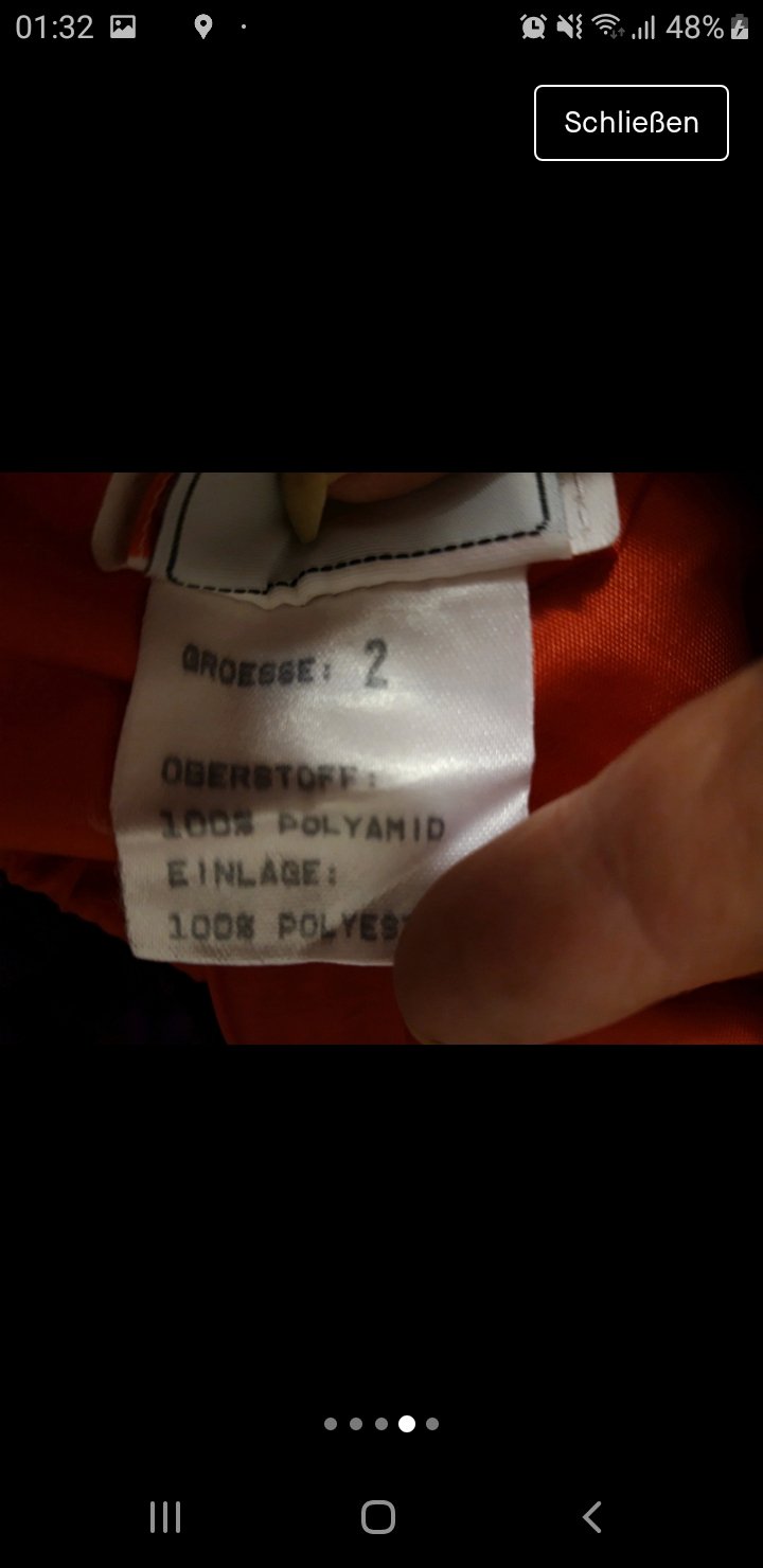 Vintage Windbreaker/Jumper passend 38 - 44