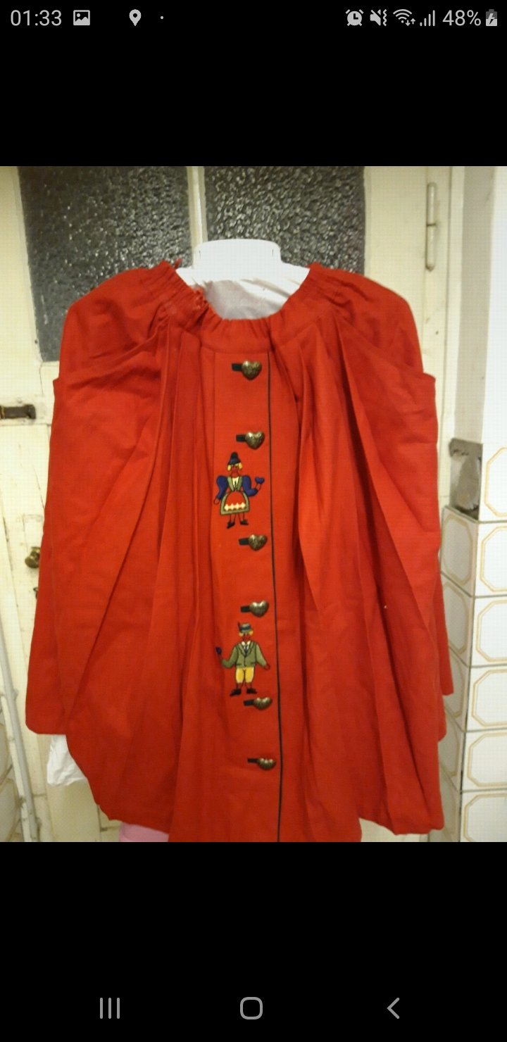 Trachtenrock mit Stickereien Reine Schurwolle Gr 38