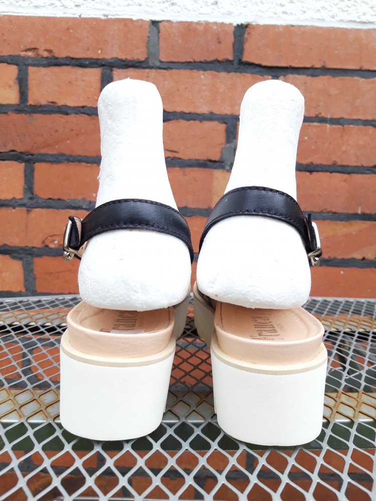 Plateau Sandalen Sling back Gr 40