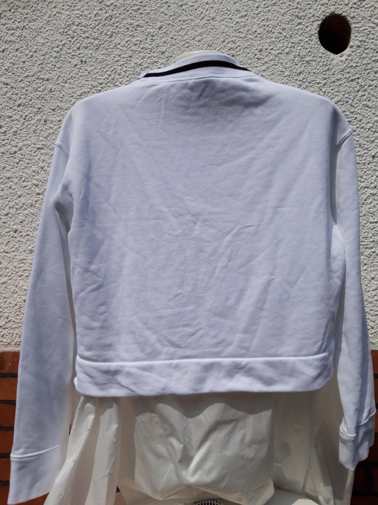 Adidas Oversize Cropped Sweater Gr 34 Neu