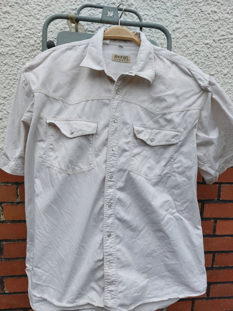 Kurzarm Hemd Jeans 