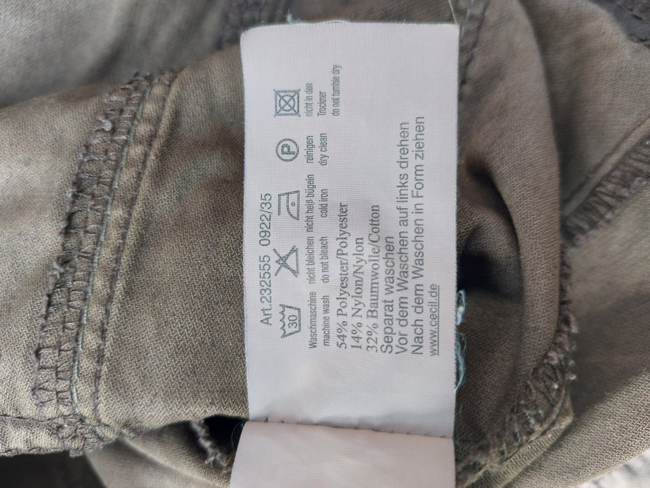 Velours Hemd Jacke Cecil 
