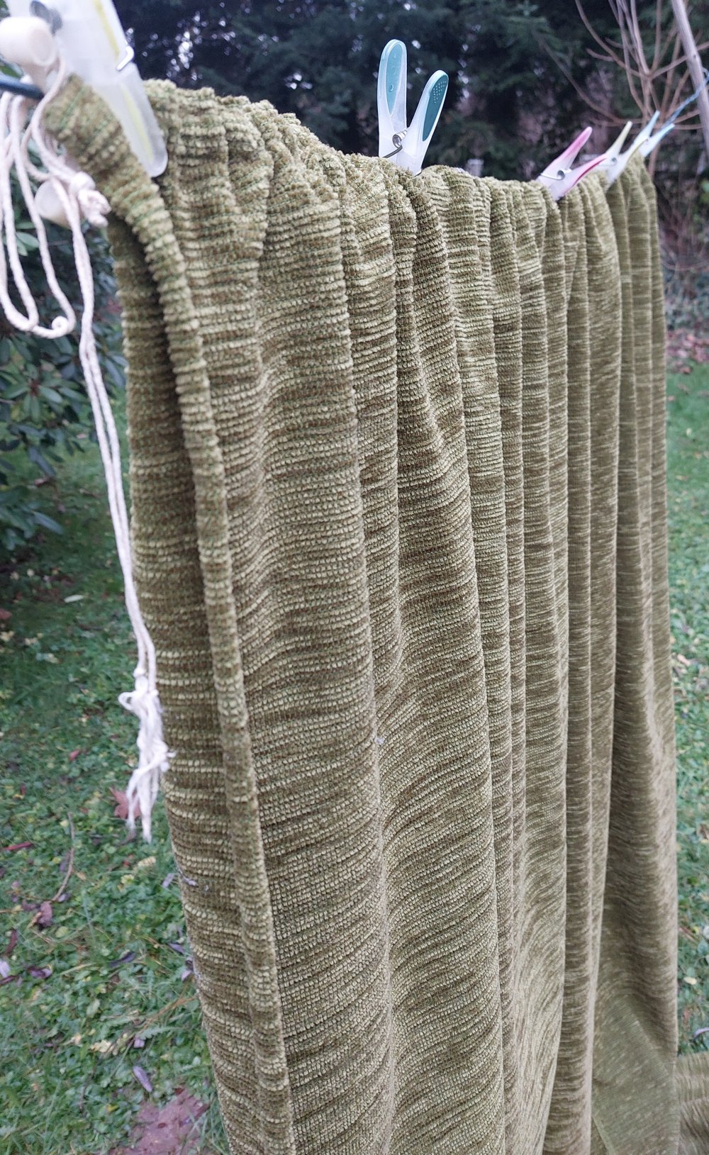 Thermo Chenille Velours Fertigvorhang( B: 120 /H 230)