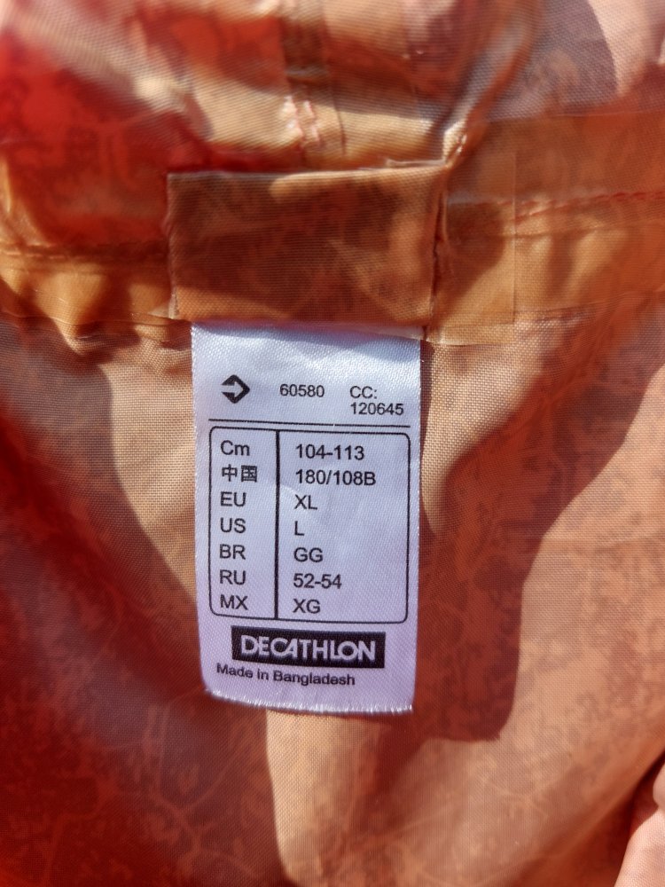 Regenmantel Gr XL