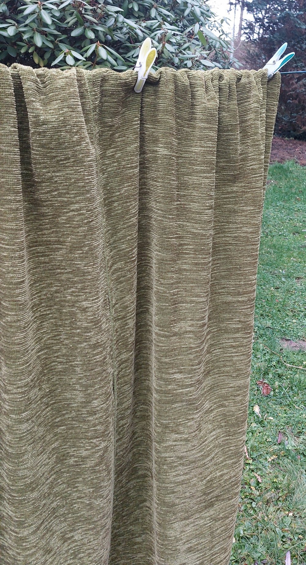 Thermo Chenille Velours Fertigvorhang( B: 120 /H 230)