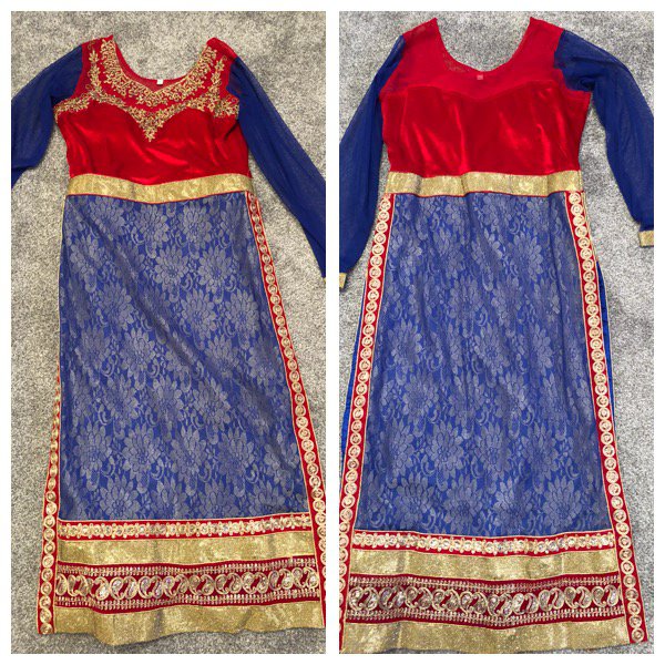 Abendkleid indisch 