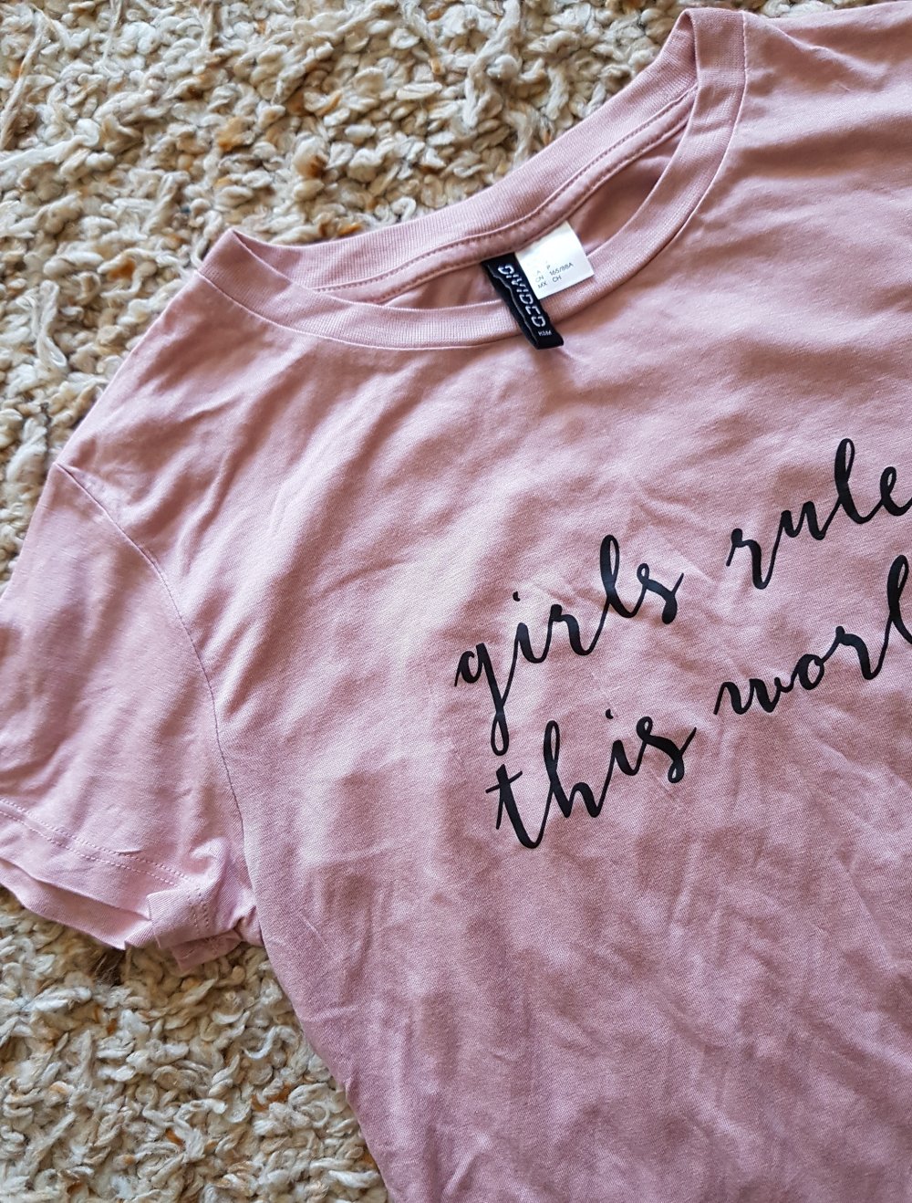 T-shirt Shirt Basic Gr.S in rose /altrosa
