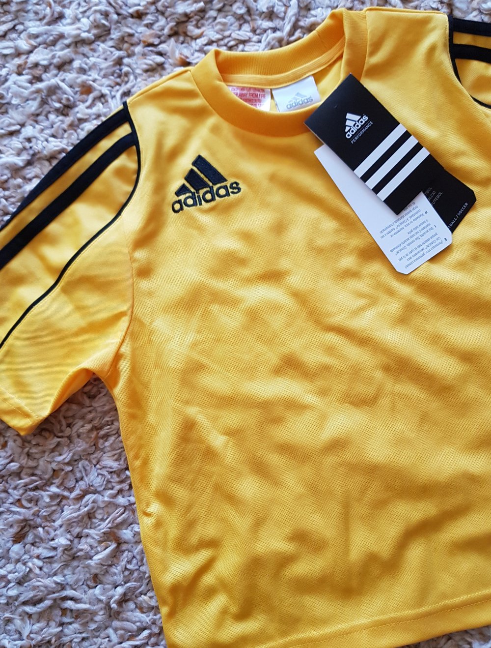 Neu! Adidas Sport Top Fitnesstop gelb schwarz cropped Gr.3XS