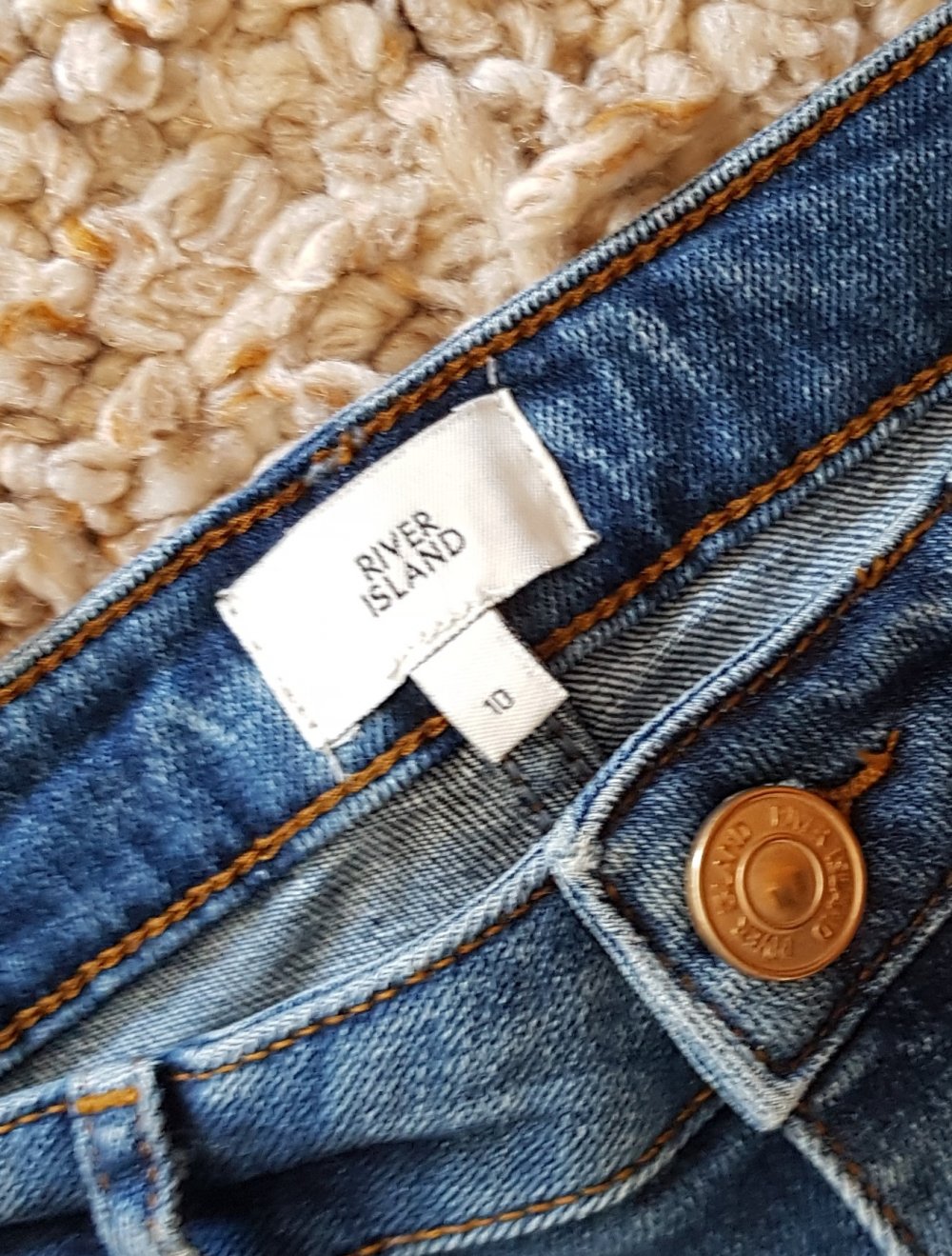Neu! Ausgefranste Jeans highwaist 7/8 Länge Ankle Gr.36