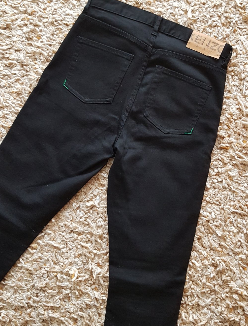 Kenzo Schwarze Jeans Highwaist Gr.S