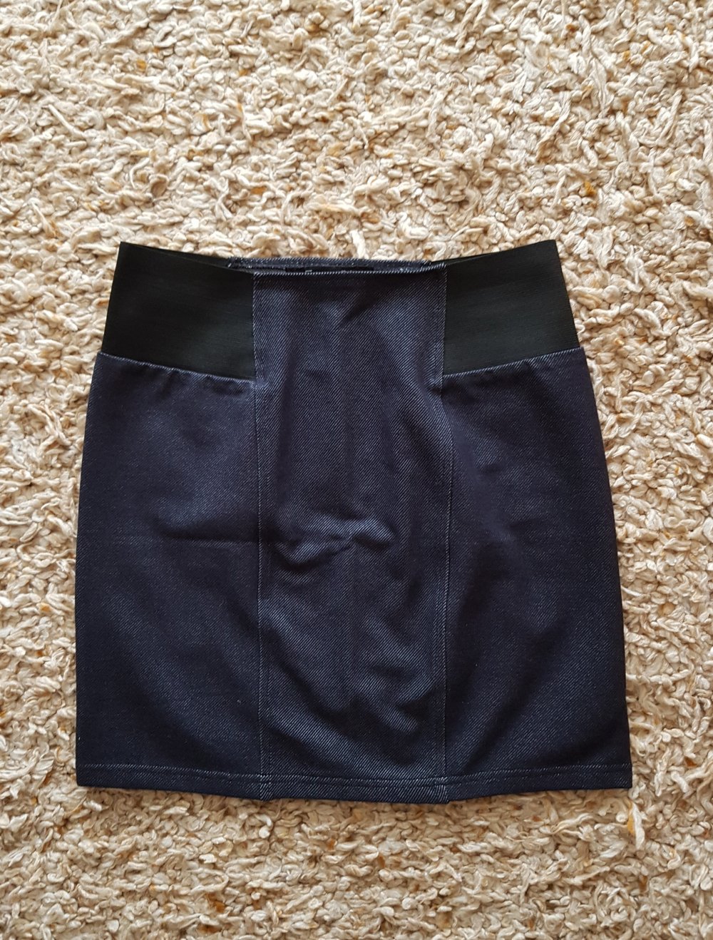 Neu! Dunkelblauer Mini  Jeansrock Y2k Stretch Gr.S