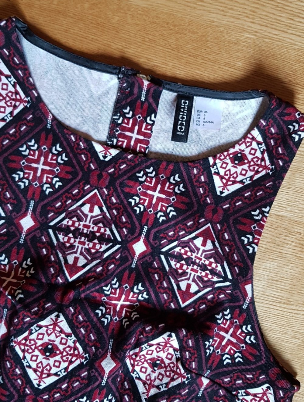 Buntes Croptop Aztekenmuster Gr.S