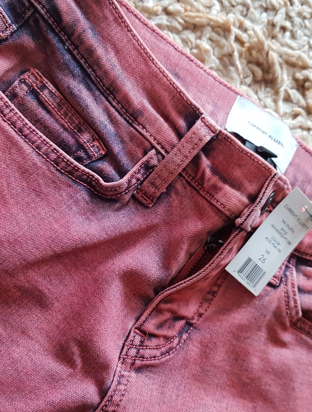 Neu! Current Elliott Jeans Pink Acid W26