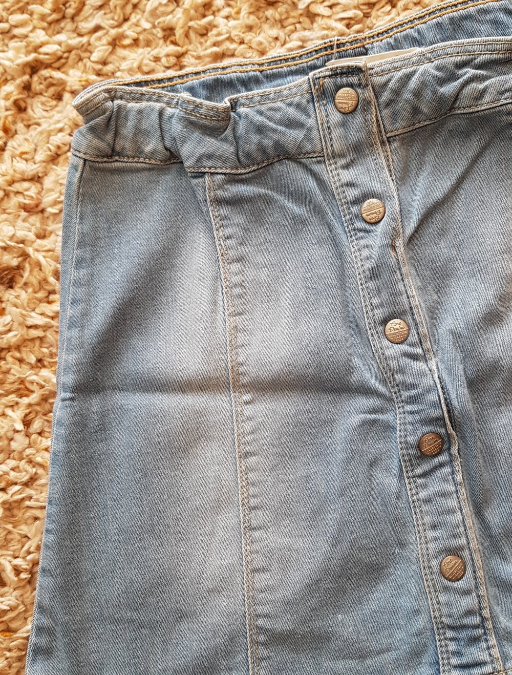 Zara Mädchen Jeans Rock hellblau Gr.164