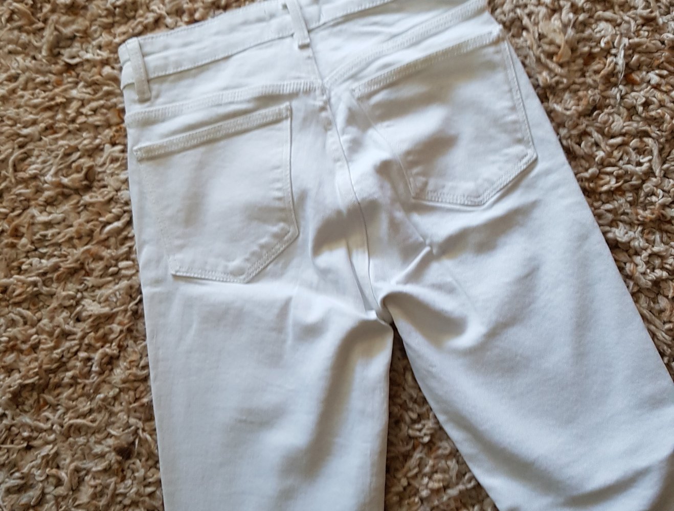 Neu! Zara weiße Jeans Highwaist  Gr.34