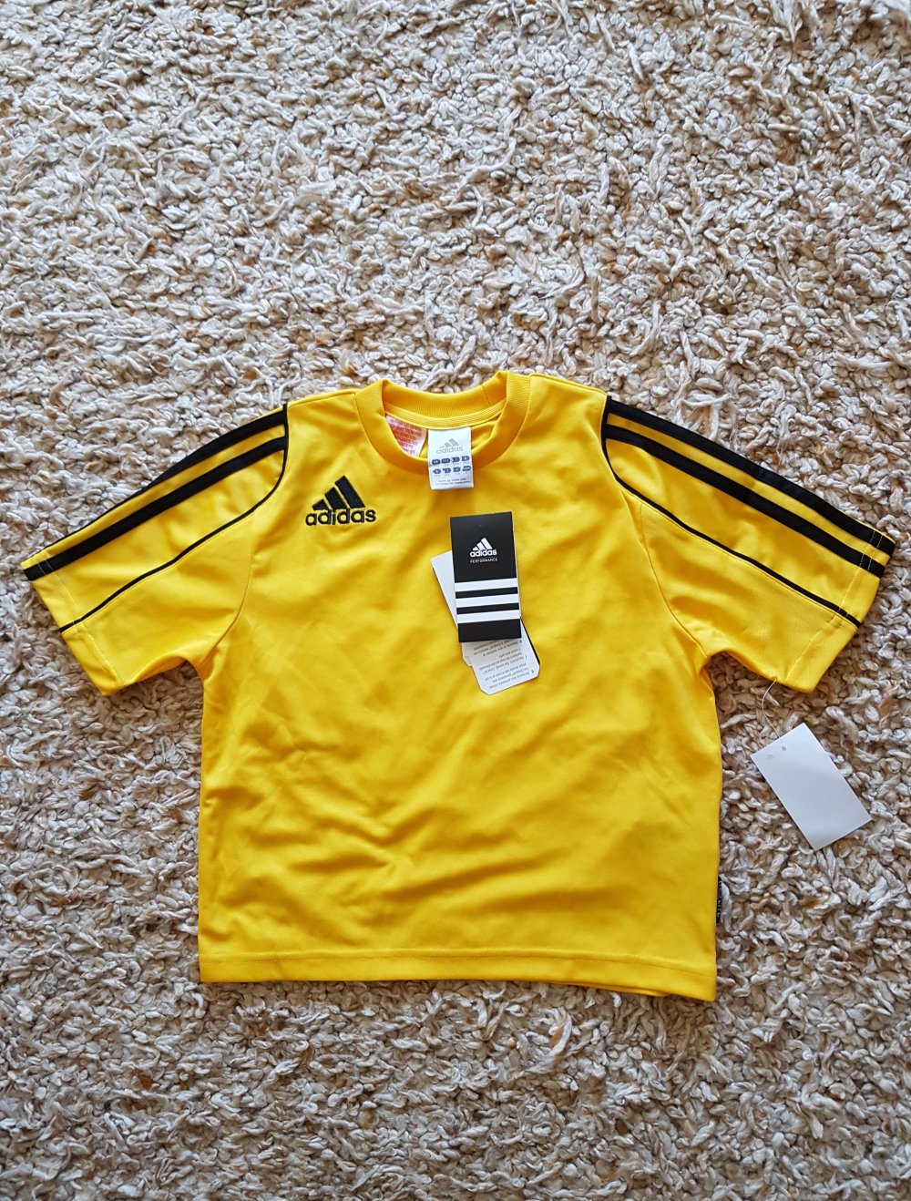 Neu! Adidas Sport Top Fitnesstop gelb schwarz cropped Gr.3XS
