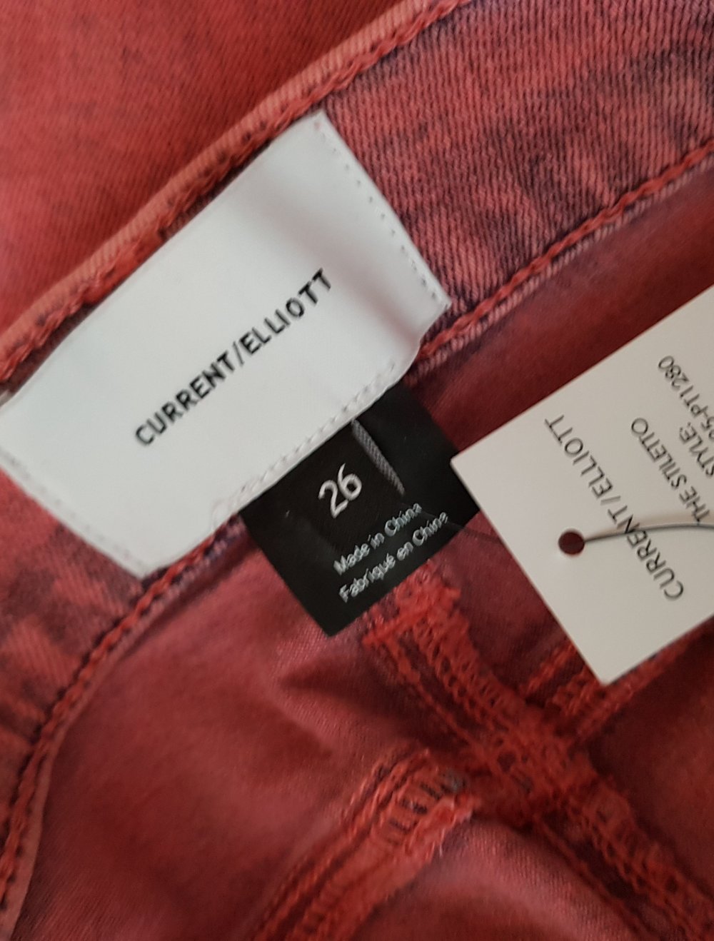 Neu! Current Elliott Jeans Pink Acid W26