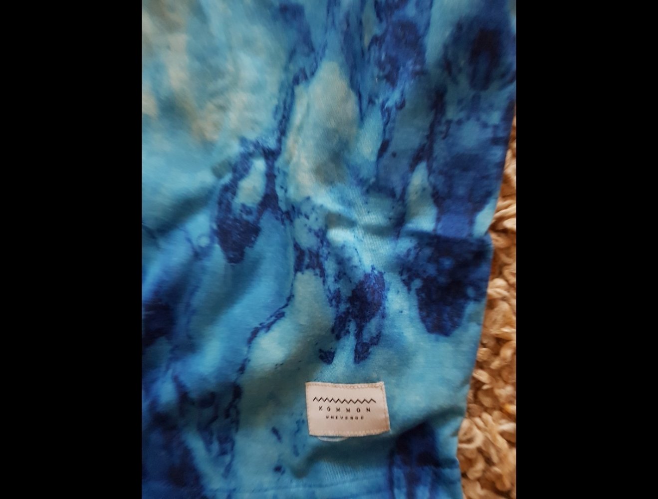 Sommertop Strandtop Hemdchen türkis blau Batik Gr.L
