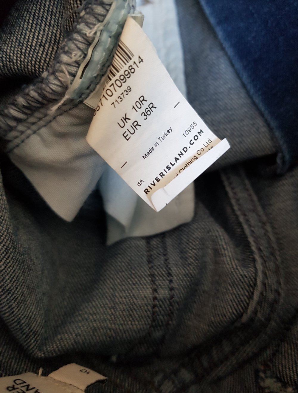 Neu! Ausgefranste Jeans highwaist 7/8 Länge Ankle Gr.36