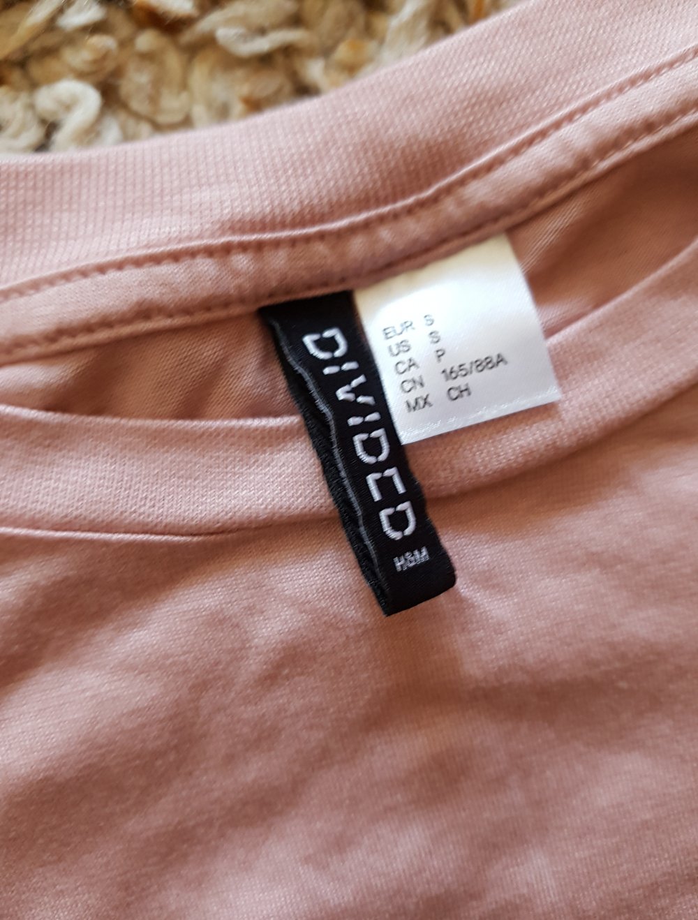 T-shirt Shirt Basic Gr.S in rose /altrosa