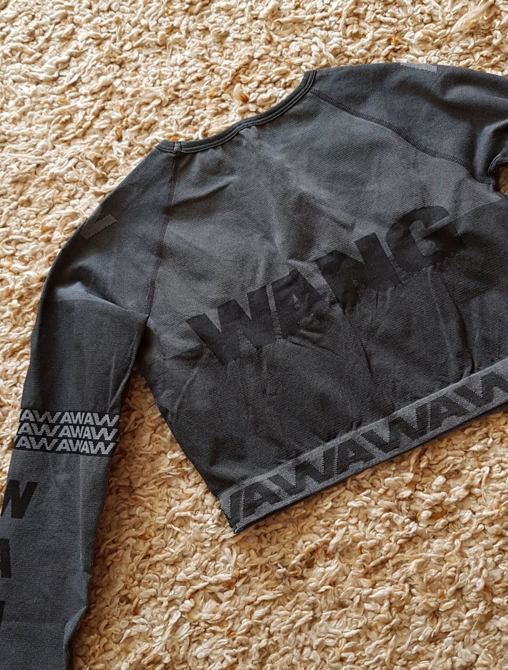 Alexander Wang ×H&M Croptop Gr. M grau