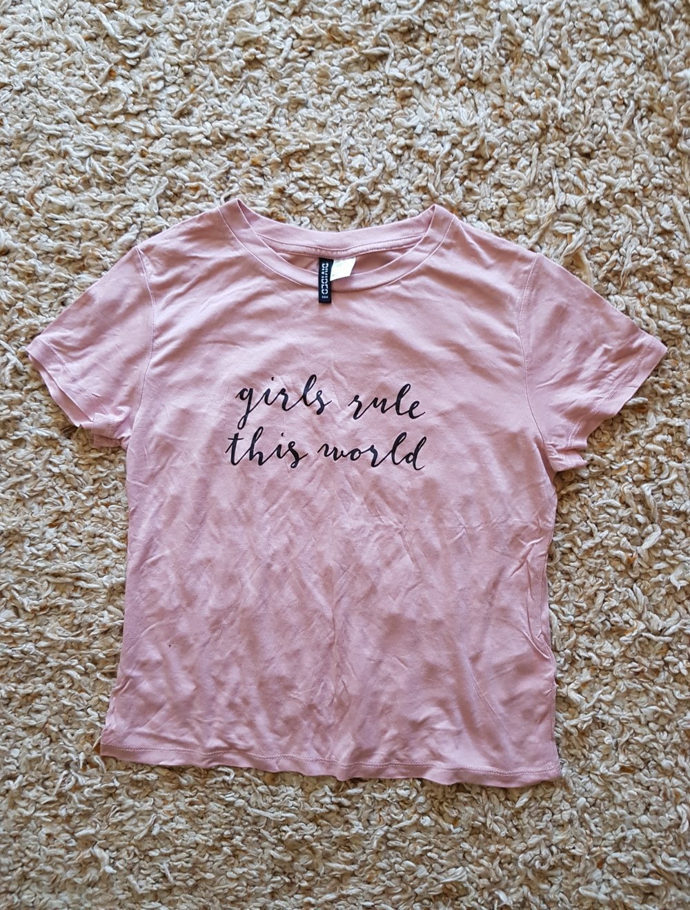 T-shirt Shirt Basic Gr.S in rose /altrosa