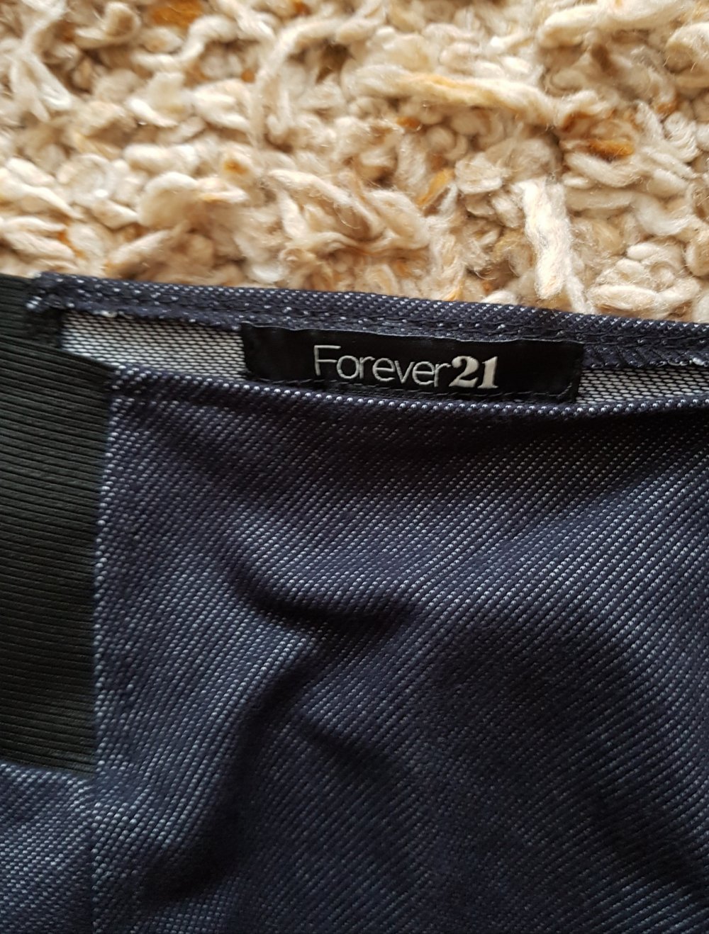 Neu! Dunkelblauer Mini  Jeansrock Y2k Stretch Gr.S