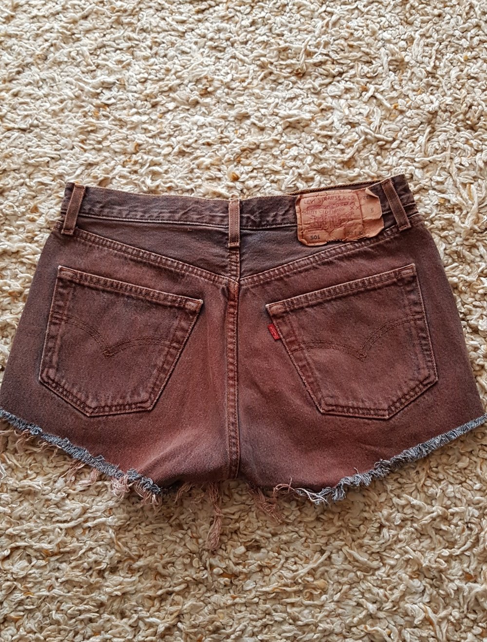 Levi's 501 Vintage Jeans Shorts Hotpants Used Look  W32