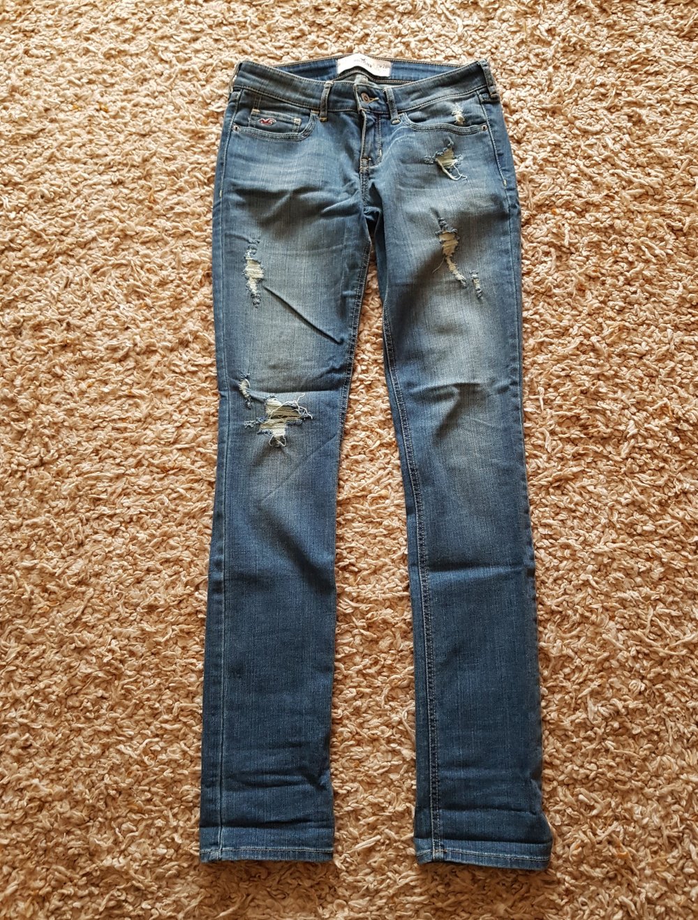 Hollister Jeans blau Used Look W26 L35