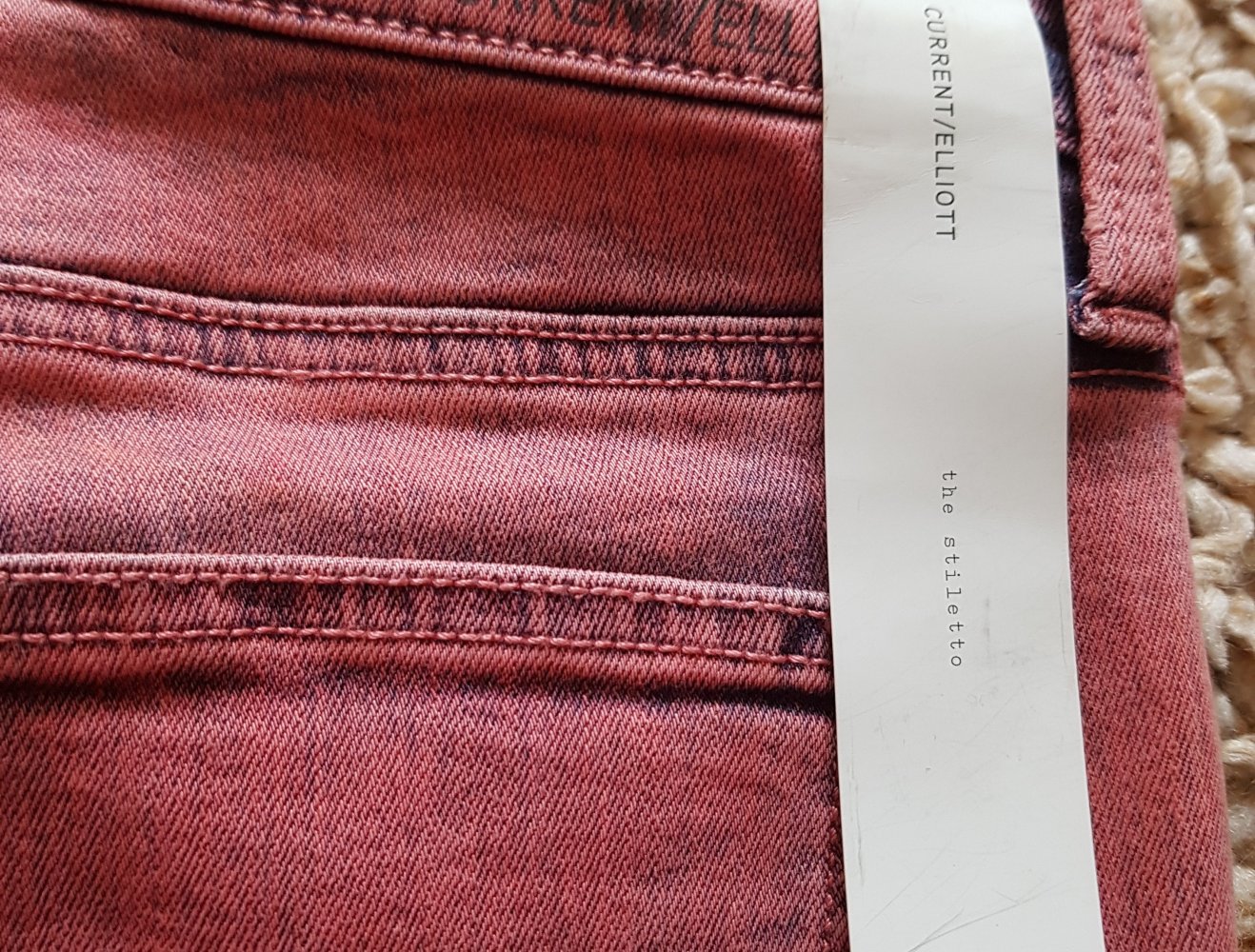 Neu! Current Elliott Jeans Pink Acid W26