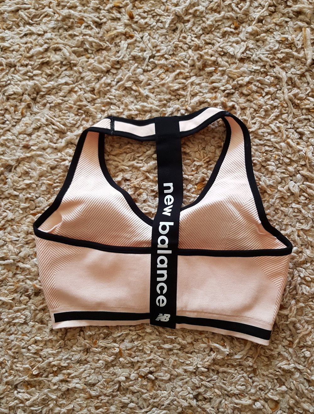 Neu! New Balance Sport BH Top Fitnesstop rose schwarz Gr.XL
