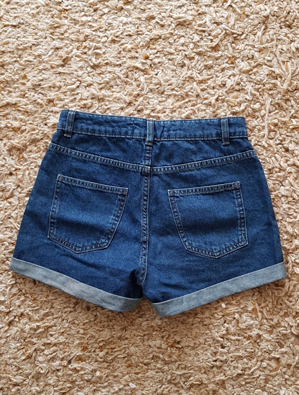 Neu! Jeansshorts Hotpants blau Highwaist Gr.36