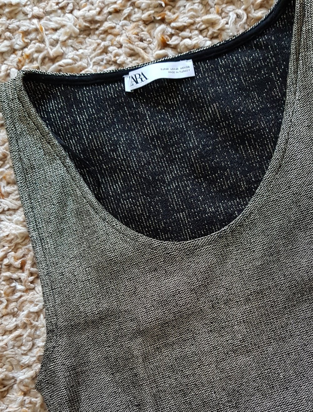Neu! Zara Croptop Partytop Silber Schwarz Gr.M