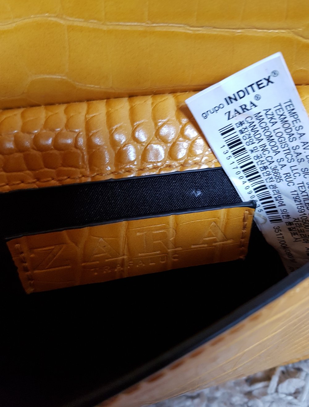 Zara kleine gelbe Tasche Bauchtasche Umhängetasche neu