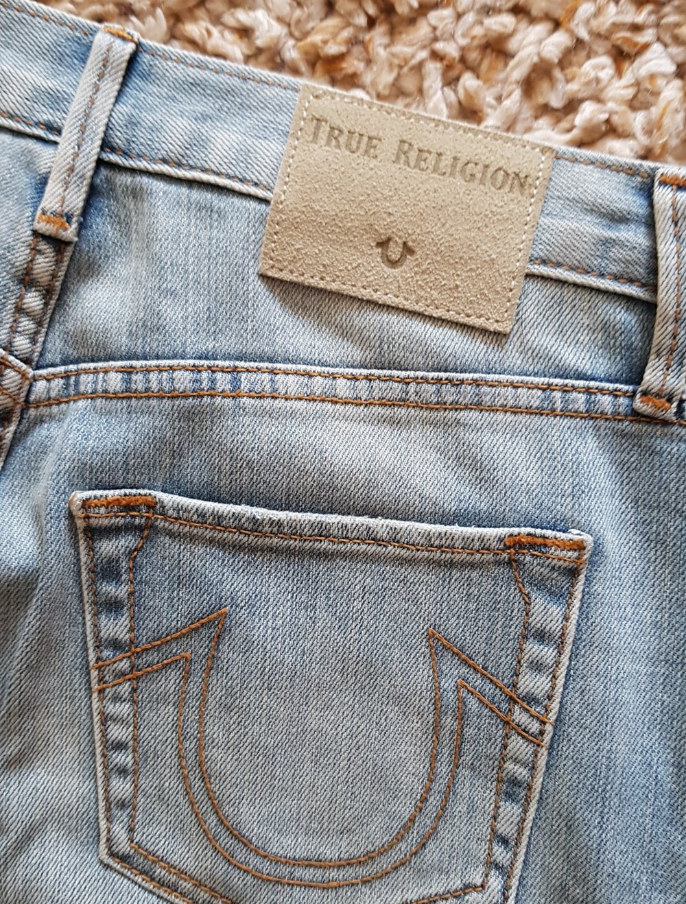 True Religion Mom Jeans Used Look hellblau Highwaist Gr.36