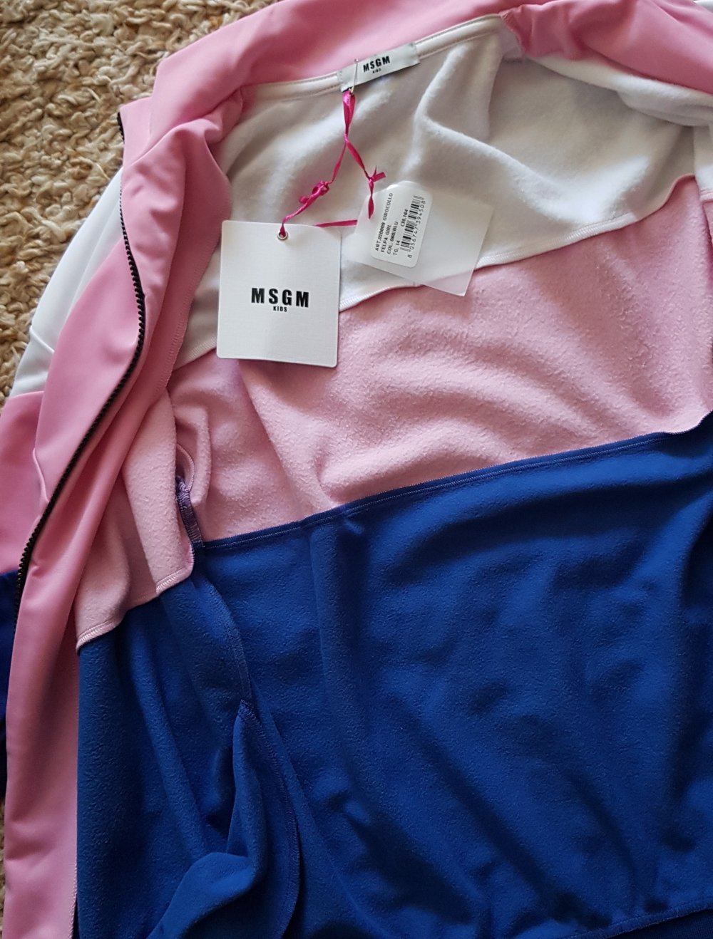 Neu! Sport Trainingsjacke Zipper Blockfarben oversized Kids 14J/164cm