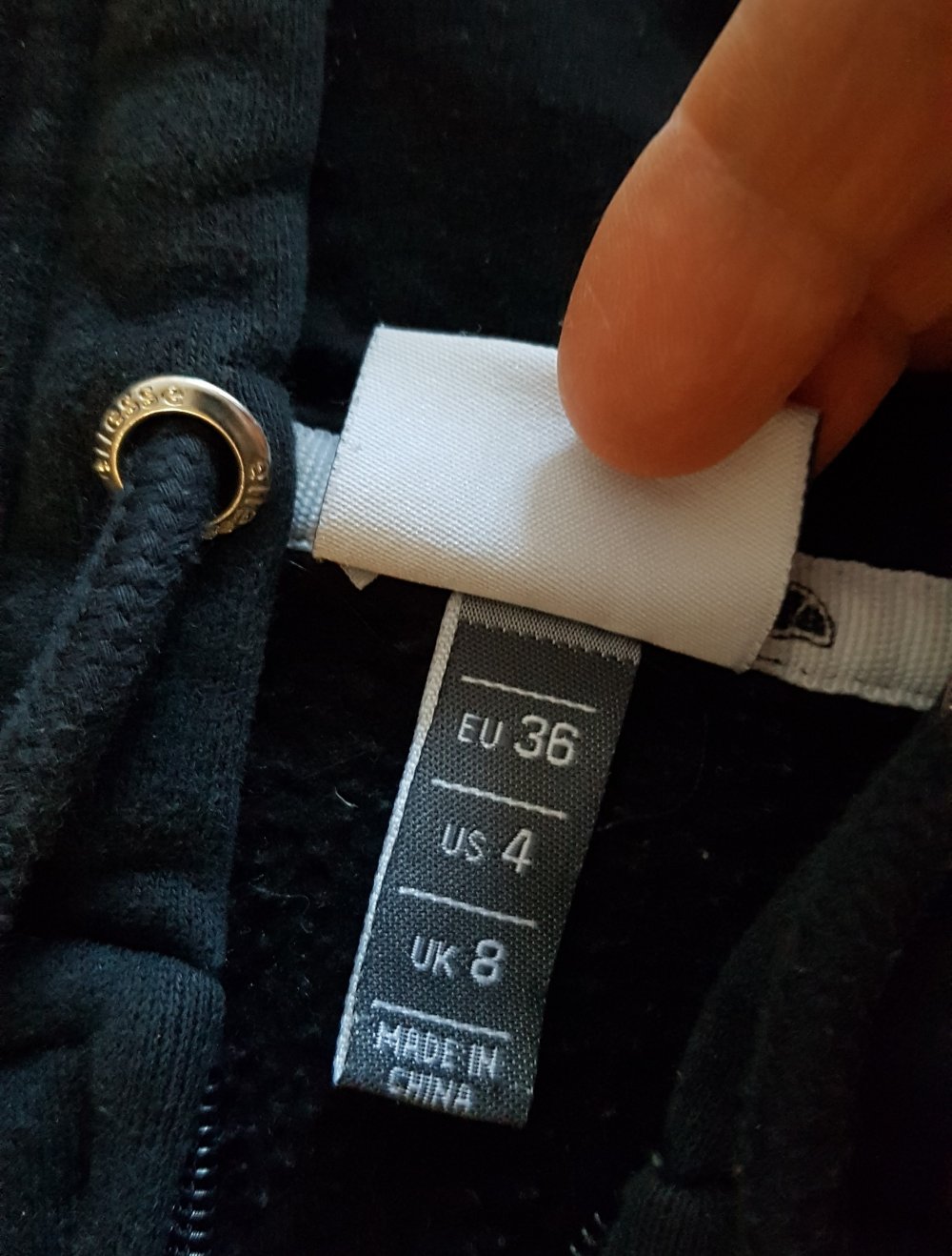 Ellesse Kapuzenhoodie Kapuzenjacke Hoodie Zipper schwarz Gr.S