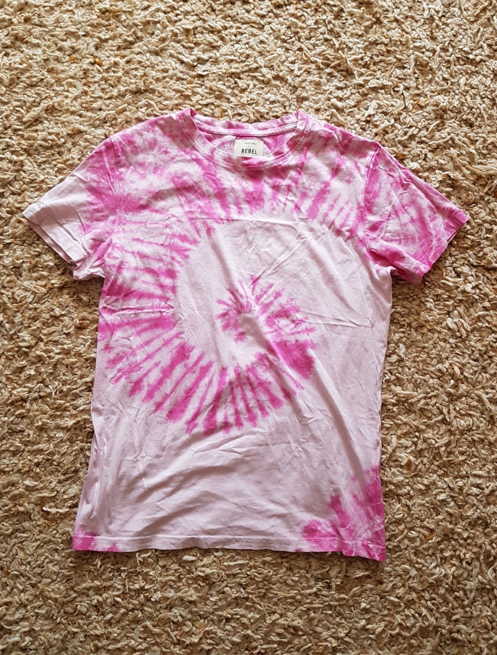 Batik Tshirt Shirt pink rose Gr.S