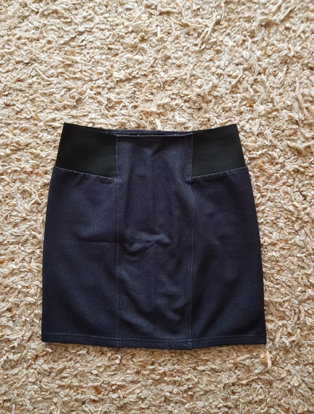 Neu! Dunkelblauer Mini  Jeansrock Y2k Stretch Gr.S