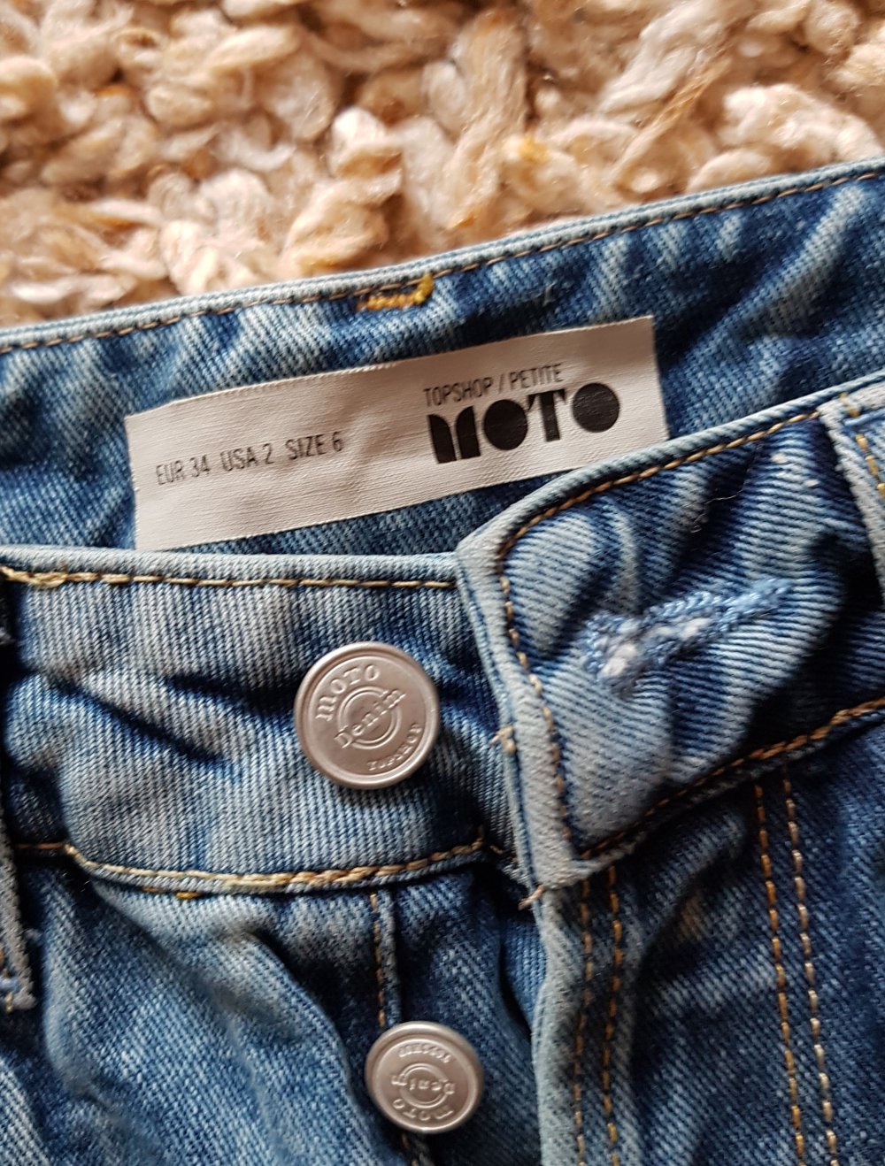 Jeansshorts Hotpants blau Gr.34