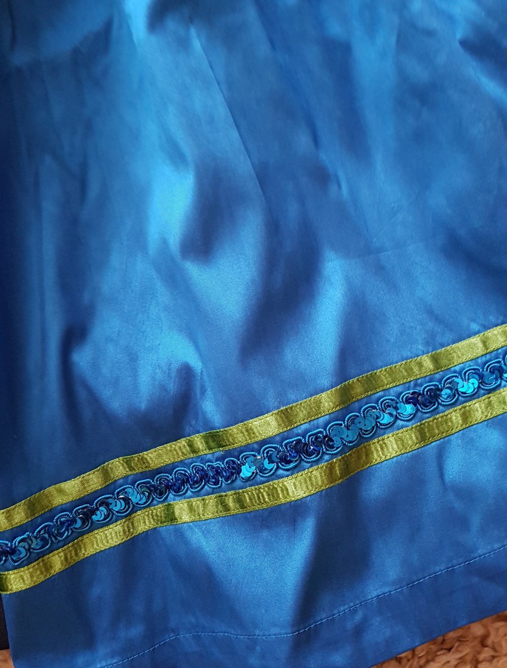 Dirndl mit Bluse und Schürze 3Teile in blau  grün schwarz Gr.36