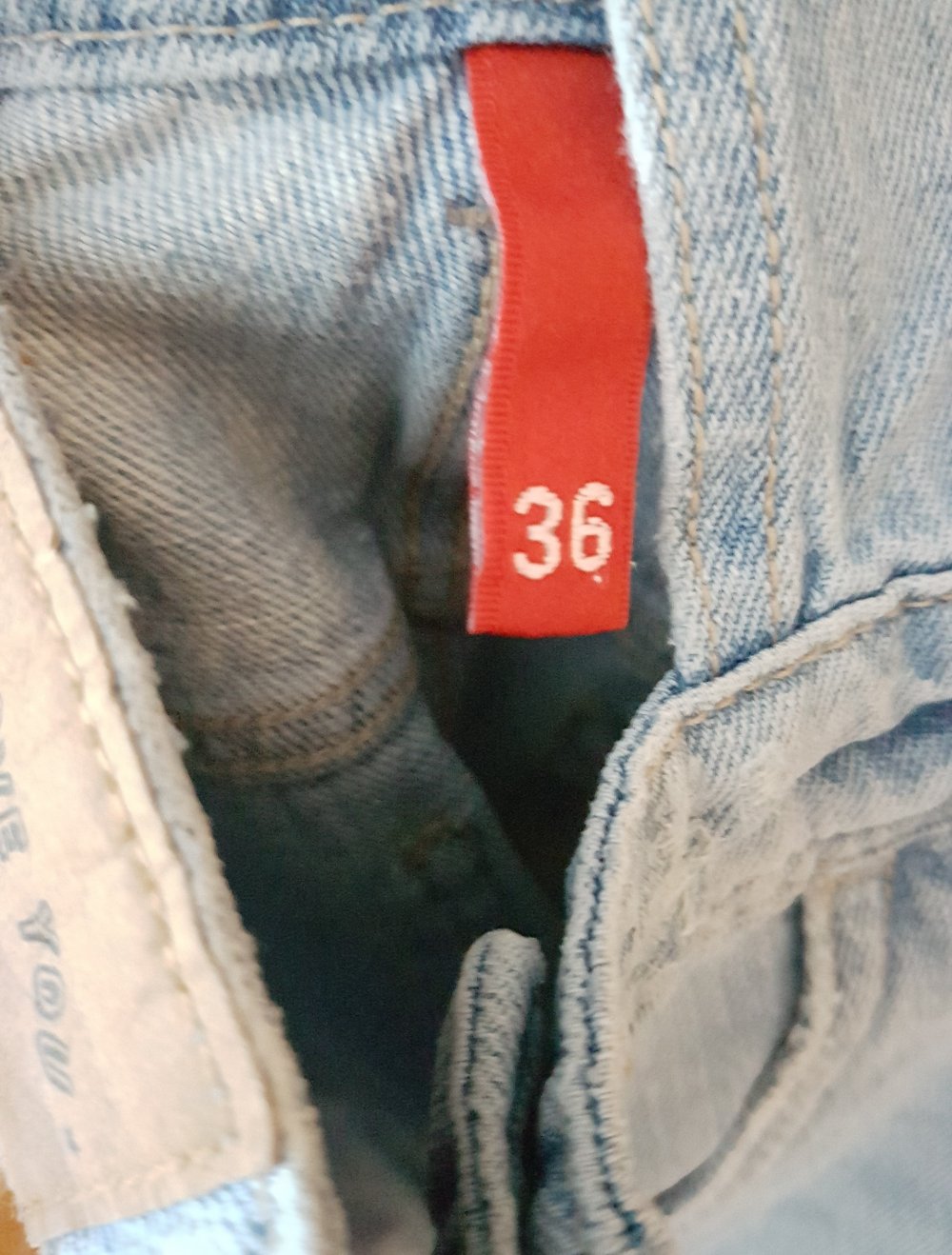 Hellblaue Jeans Shorts Latzhose Latzshorts Gr.36